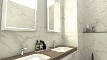BISTROT MICHELANGELO CALACATTA LILY интериорен проект за баня 