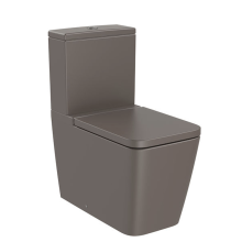 Inspira SQUARE Close Coupled Toilet 65 Back-to-Wall Coffee