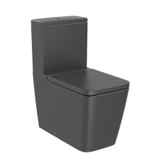 Inspira SQUARE Close Coupled Toilet 65 Back-to-Wall Onyx