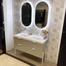 Prima 120 Bathroom Double Cabinet