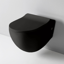 Черна тоалетна чиния File 2.0 Rimless
