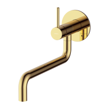 Y Yellow Gold Concealed Single Lever Kitchen Mixer