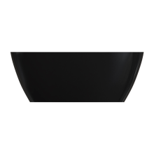 Siena 160 Free-Standing Bathtub Black/White