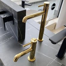 Y 80 Yellow Gold Single Lever Gold Mixer Tap
