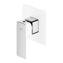 Parma White Concealed Single Lever Shower Mixer