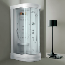 Парна душ-кабина Cosmos с пълно оборудване за душ, парна баня и хидромасаж 