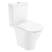 The Gap ROUND Close Coupled Rimless Toilet 65 +Touchless Flush Button