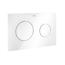  In-Wall PL10 Flush Plate Glossy White