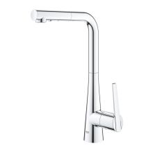Zedra Single Lever Kitchen Mixer, Pull-Out 2 spray