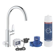 Смесител за кухня Blue Pure BauCurve с филтрираща система за пречистване на питейната вода