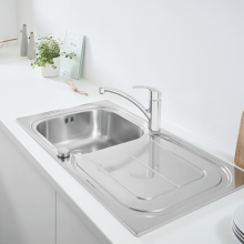 ПРОМО комплект кухненска мивка със смесител K300 Eurosmart 