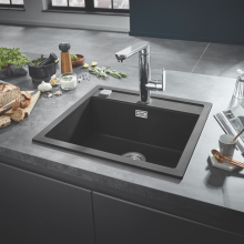 Composite Kitchen Sink K700 Granite Black