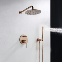 Lungo 250 Rose Gold Concealed Shower System