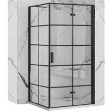 Molier Black Glass Shower Enclosure