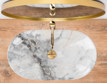 Royal Granit Marble 62 Sit-on Washbasin
