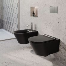 Черна тоалетна чиния New Zero 55 newflush™