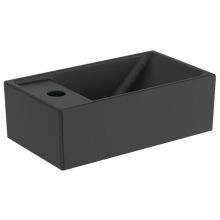 Compact Black Matt Washbasin Tempo 37 Silk Black