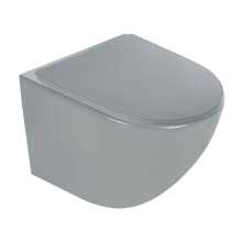 PROMO SET Grey Hung Toilet+Grey Sink