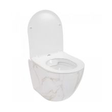Carlo 50 Mini Rimless Aiax Shiny Hung Toilet