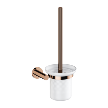 Modern Project Copper Rose Gold Toilet Brush Set
