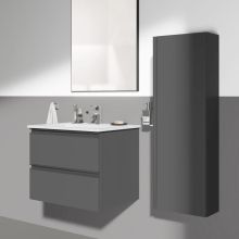 Connect E 60 Anthracite Contemporary Bathroom Cabinet