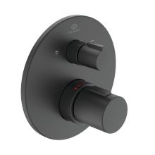 Ceratherm Т100 Silk Black Thermostatic Concealed Shower Mixer 
