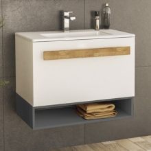 Шкаф с мивка за баня Trend 70 с чекмедже и ниша