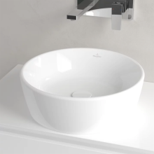 Architectura 55 Alpin White Sit-on Washbasin
