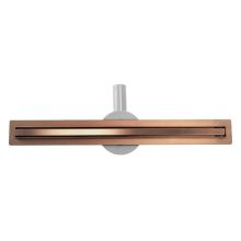 Neo Slim Brushed Copper PRO Linear Shower Drain