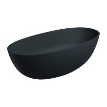 Свободностояща черна вана Shell M+ 160 Black Lava 