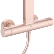 ALU+ Rosé Thermostatic Shower System
