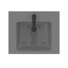 Мивка за баня сив гланц i.Life B 60 Grey стенен или мебелен монтаж 