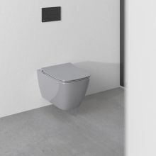 Конзолна тоалетна сив гланц i.Life B RimLS+ Grey  