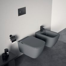ПРОМО СЕТ Структура за вграждане със сива тоалетна i/Life B RimLS+ 