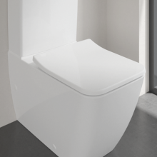 Venticello Slim Wrap Over Soft-Closing Toilet Seat