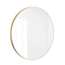 VALO Gold Round Framed Mirror