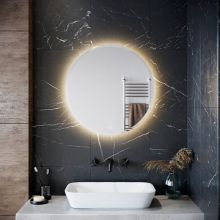 LED огледало за баня къргло Backlight Paris Touch CCT 