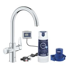 Смесител за кухня Blue Pure Baucurve с филтрираща система за пречистване на питейната вода