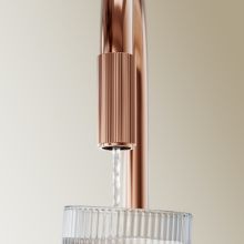 Switch Copper Rose Gold Single Lever Kitchen Mixer+Filtering System