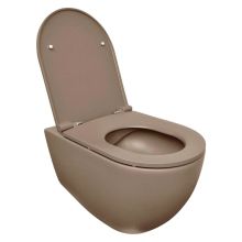 Конзолна кафява тоалетна чиния Infinity 53 Rimless 