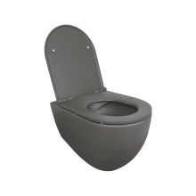 Infinity 53 Anthracite Rimless Hung Toilet