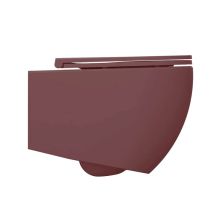 Infinity 53 Maroon Red Rimless Hung Toilet