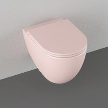 Конзолна розова тоалетна чиния Infinity 53 Rimless