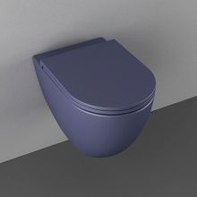 Infinity 53 Blue Rimless Hung Toilet