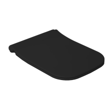 Vea Black Matt Soft-Close Seat/Cover for Hung Toilet