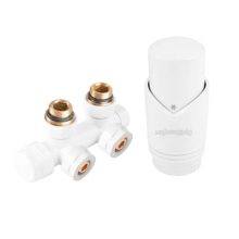 OPTIComfort DUOPLEX White Thermostatic Set With Valves