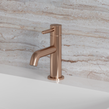 Y 80 Brushed Copper Rose Gold Single Lever Mixer Tap