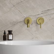 Y Brushed Brass Single Lever Concealed Mixer