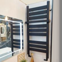 Libra Black Bathroom Heating Rail