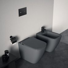 Стояща тоалетна i.Life B RimLS+ Grey сив гланц